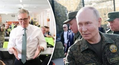 Стармер закликав президента Трампа посилити тиск на Путіна Стармер закликав президента Трампа посилити тиск на Путіна
