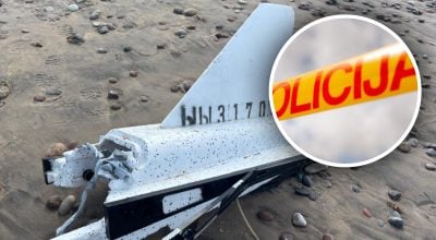У Латвії на пляжі знайшли уламки російського дрона У Латвії на пляжі знайшли уламки російського дрона