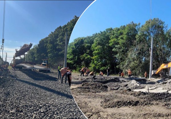 Після вибухів все довелося відновлювати: як виглядає залізнична дорога під Києвом