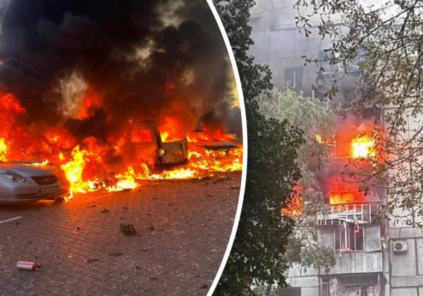 Ракета попала в многоэтажку в Днепре, вспыхнул пожар: детали об атаке по Украине