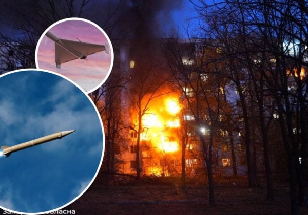 РФ массированно атакует Украину ракетами и дронами: в Киеве и Запорожье горят дома
