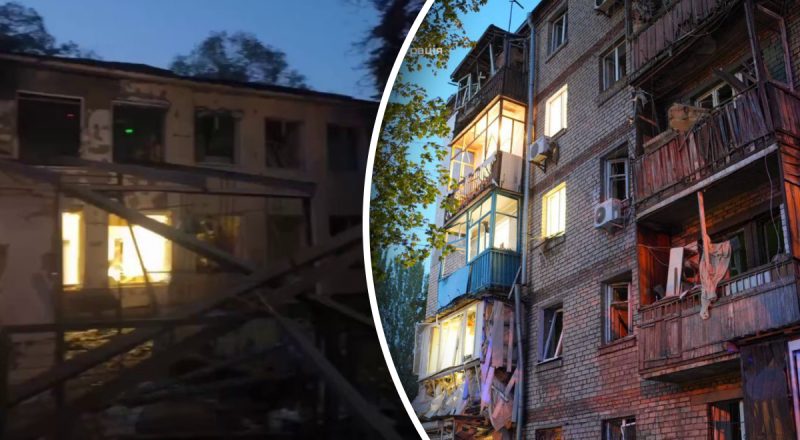 Россияне атаковали Запорожье табуном БпЛА: вспыхнули пожары, есть пострадавшие