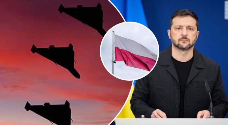 РФ всегда испытывает пределы возможного: Зеленский отреагировал на атаку дронов на Польшу