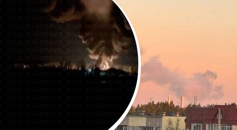 Одна из самых массированных атак с начала войны: в РФ - взрывы, вспыхнули пожары