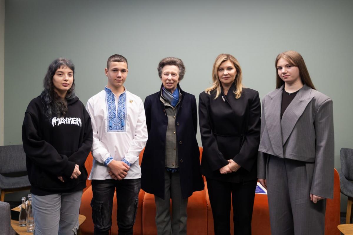 Принцеса Анна, Олена Зеленська Принцеса Анна, Олена Зеленська