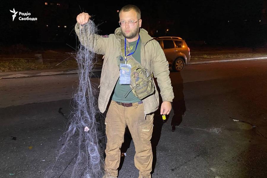 Краматорськ атакував дрон на оптоволокні Краматорськ атакував дрон на оптоволокні