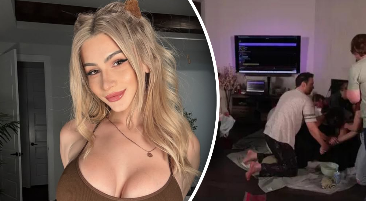 Стримерша Fandy родила / Коллаж: Главред, фото: Twitch