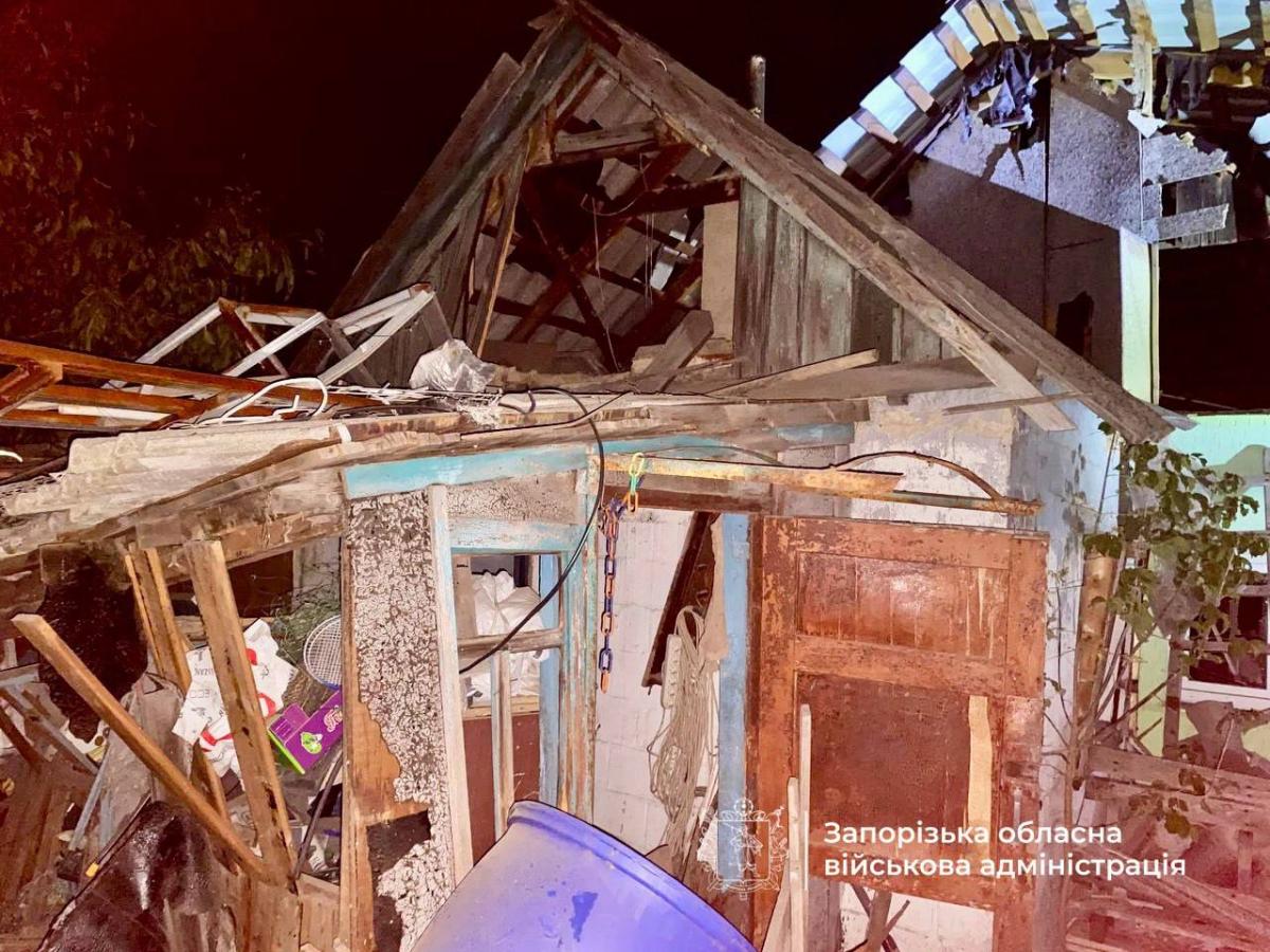 Наслідки нічної атаки РФ на Запоріжжя Наслідки нічної атаки РФ на Запоріжжя