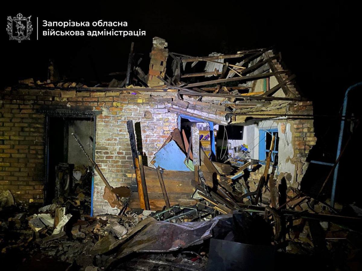 Наслідки нічної атаки РФ на Запоріжжя Наслідки нічної атаки РФ на Запоріжжя