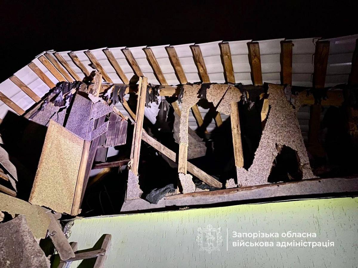Наслідки нічної атаки РФ на Запоріжжя Наслідки нічної атаки РФ на Запоріжжя
