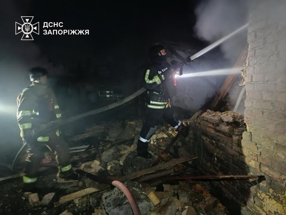 Наслідки нічної атаки РФ на Запоріжжя Наслідки нічної атаки РФ на Запоріжжя