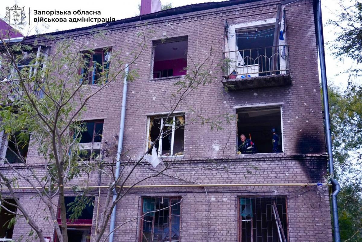 Наслідки нічної атаки РФ на Запоріжжя Наслідки нічної атаки РФ на Запоріжжя