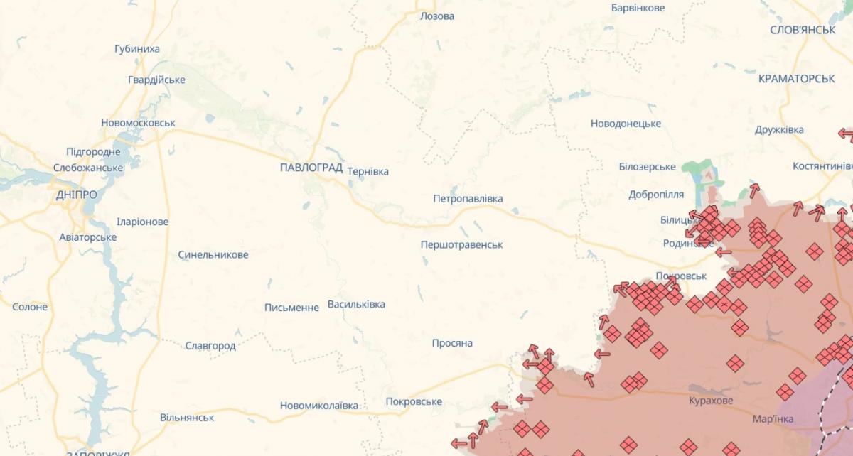 На думку Гетьмана, немає небезпеки, що російська війська вийдуть на місто Дніпро