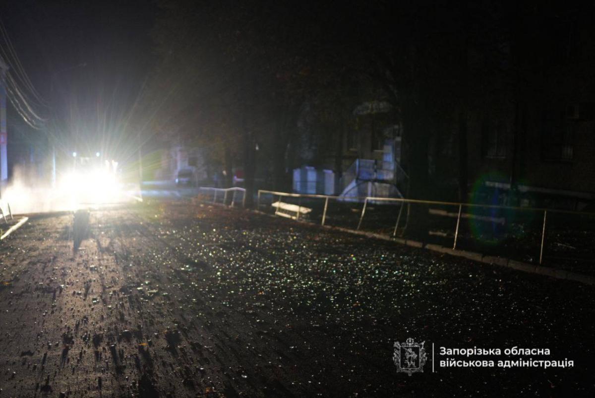 Удар по Запорізькій області 18 жовтня Удар по Запорізькій області 18 жовтня