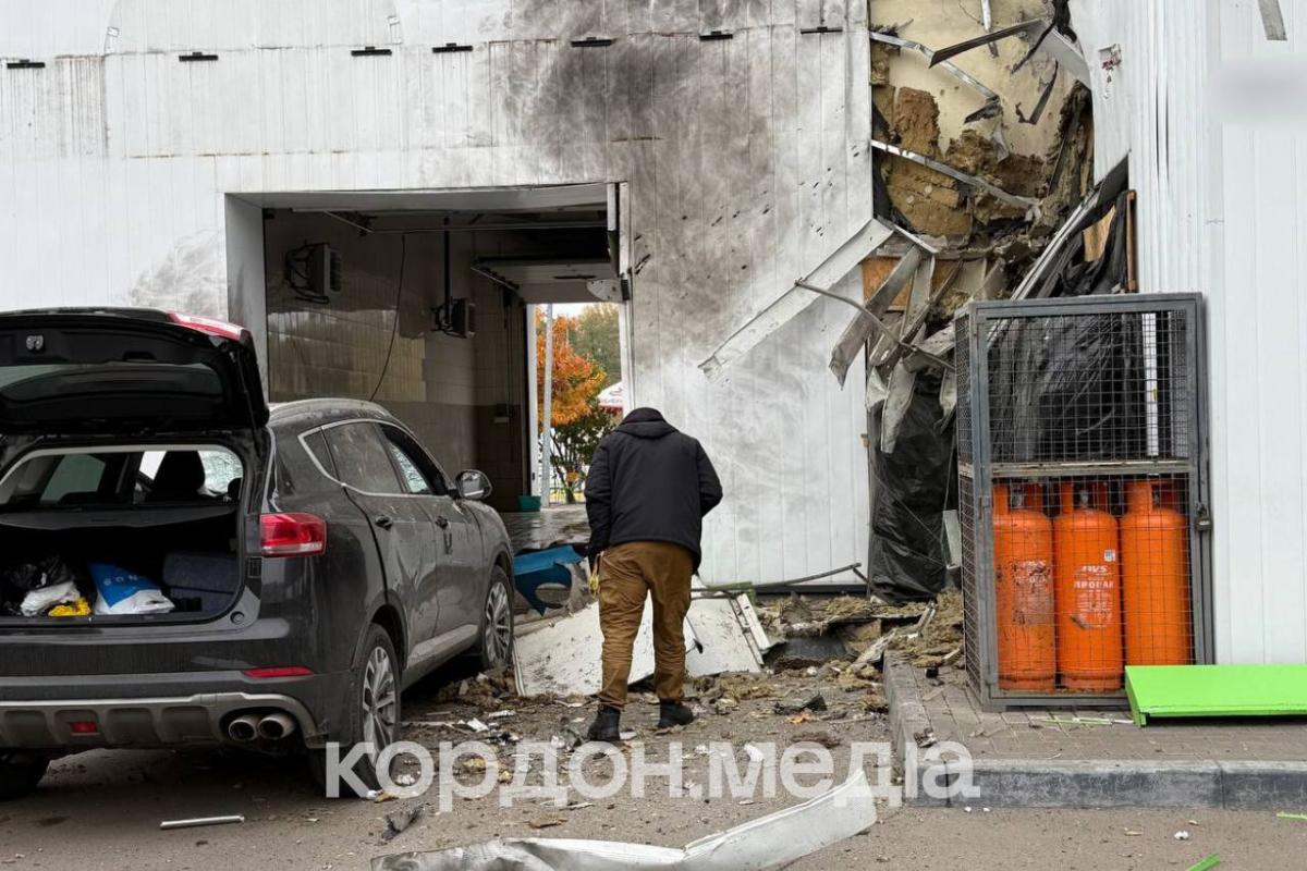 Удар по АЗС в Сумах Удар по АЗС в Сумах