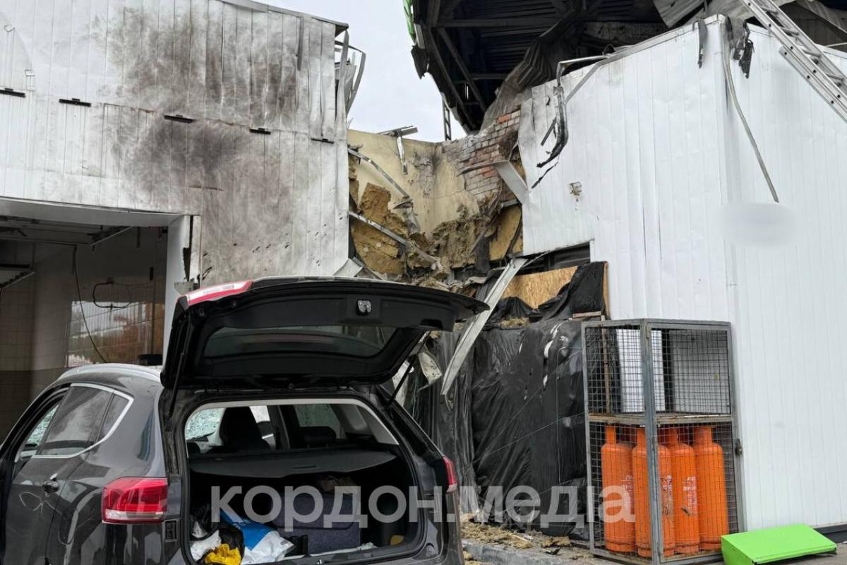 Удар по АЗС в Сумах Удар по АЗС в Сумах