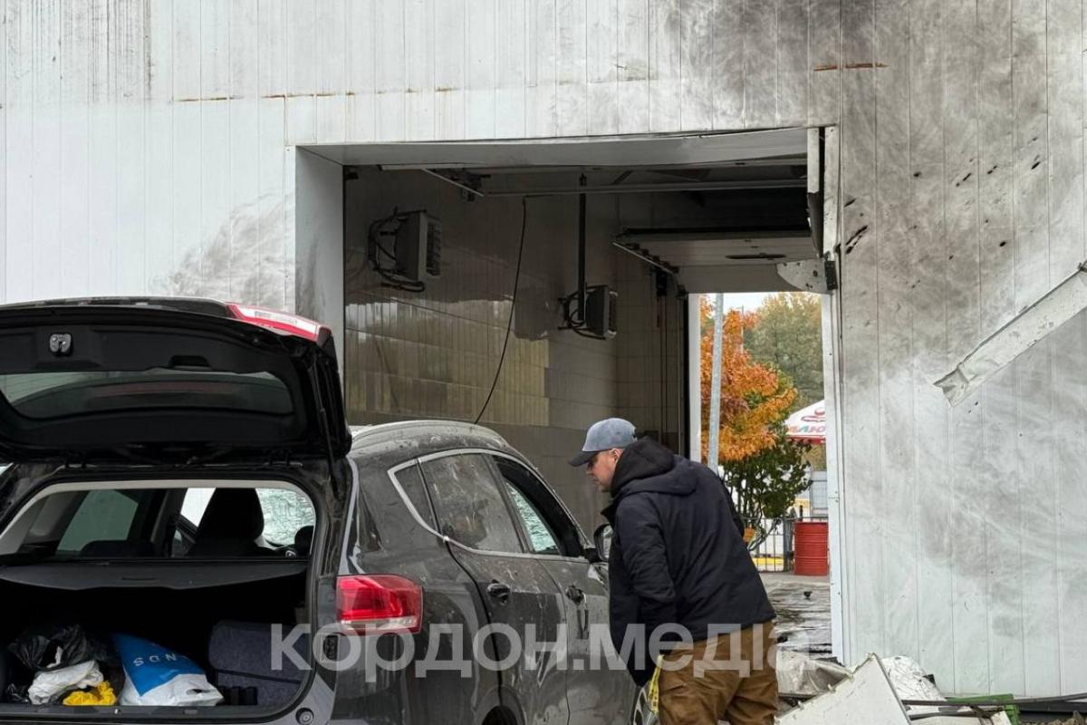 Удар по АЗС в Сумах Удар по АЗС в Сумах