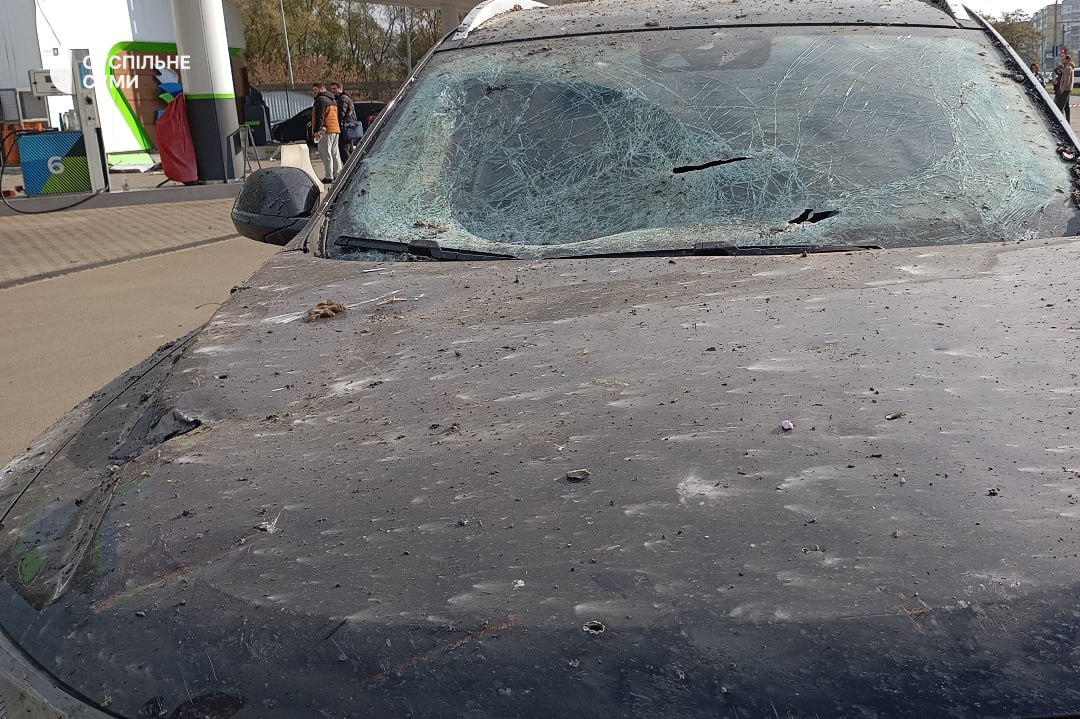 Удар по АЗС в Сумах Удар по АЗС в Сумах