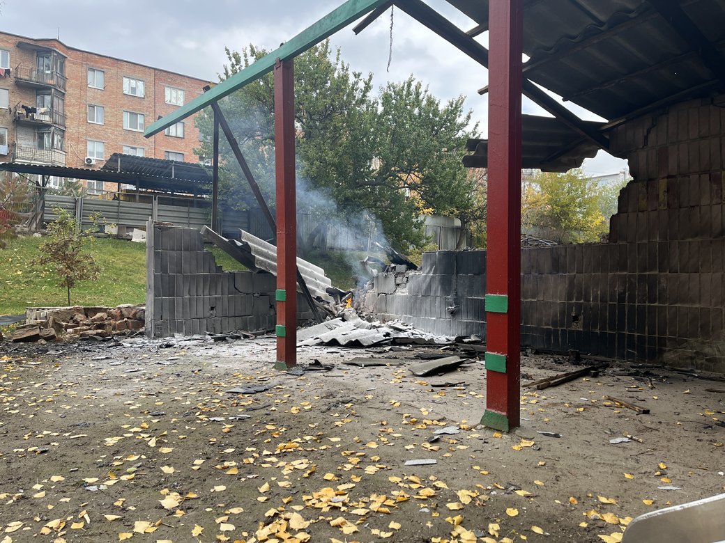 Удар по дитячому садку в Сумах Удар по дитячому садку в Сумах