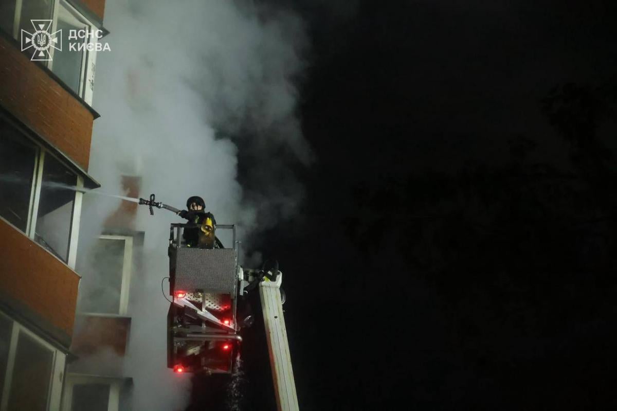 Атака на Киев и область 22 октября 2025 Атака на Киев и область 22 октября 2025