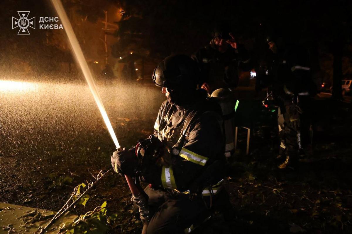 Атака на Киев и область 22 октября 2025 Атака на Киев и область 22 октября 2025