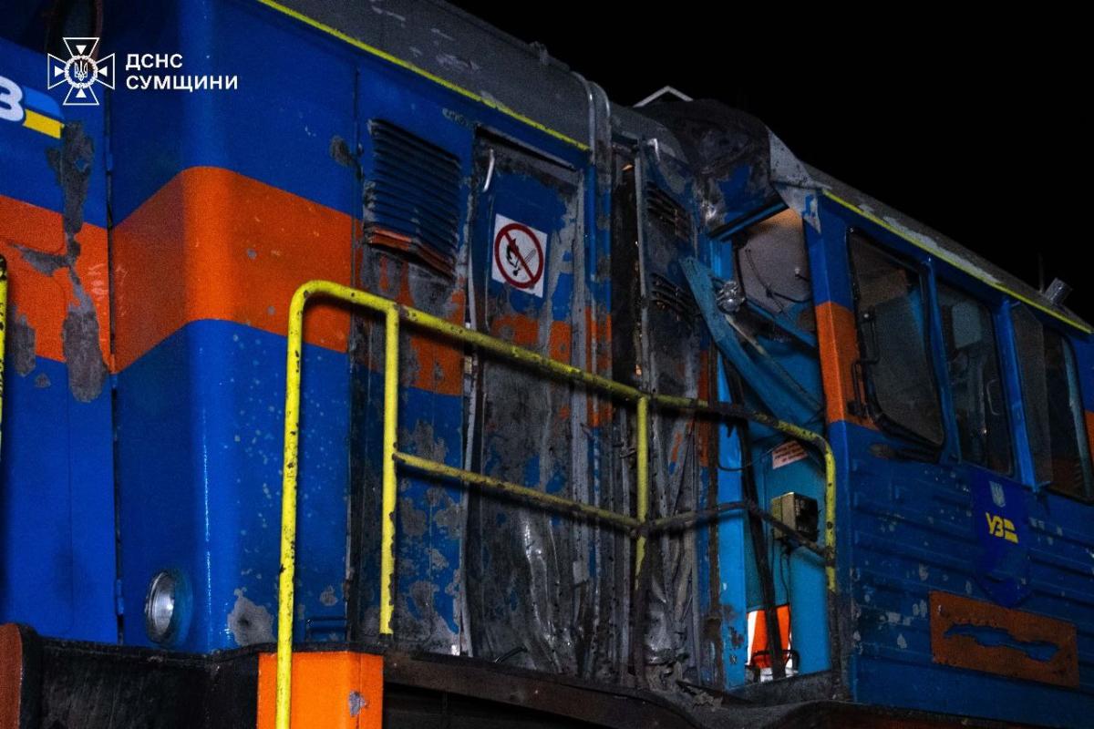 У Сумах дрон РФ вдарив по залізничній станції: є постраждалі