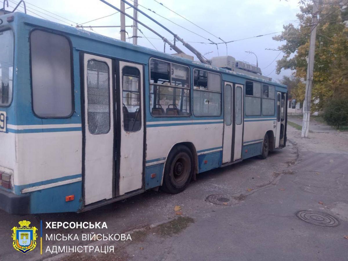 Удары по Херсону