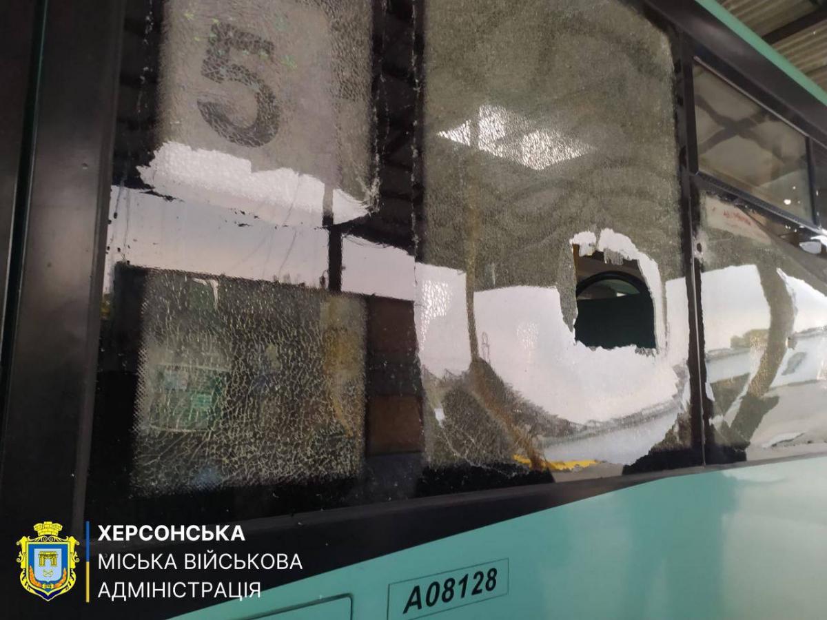 Удары по Херсону