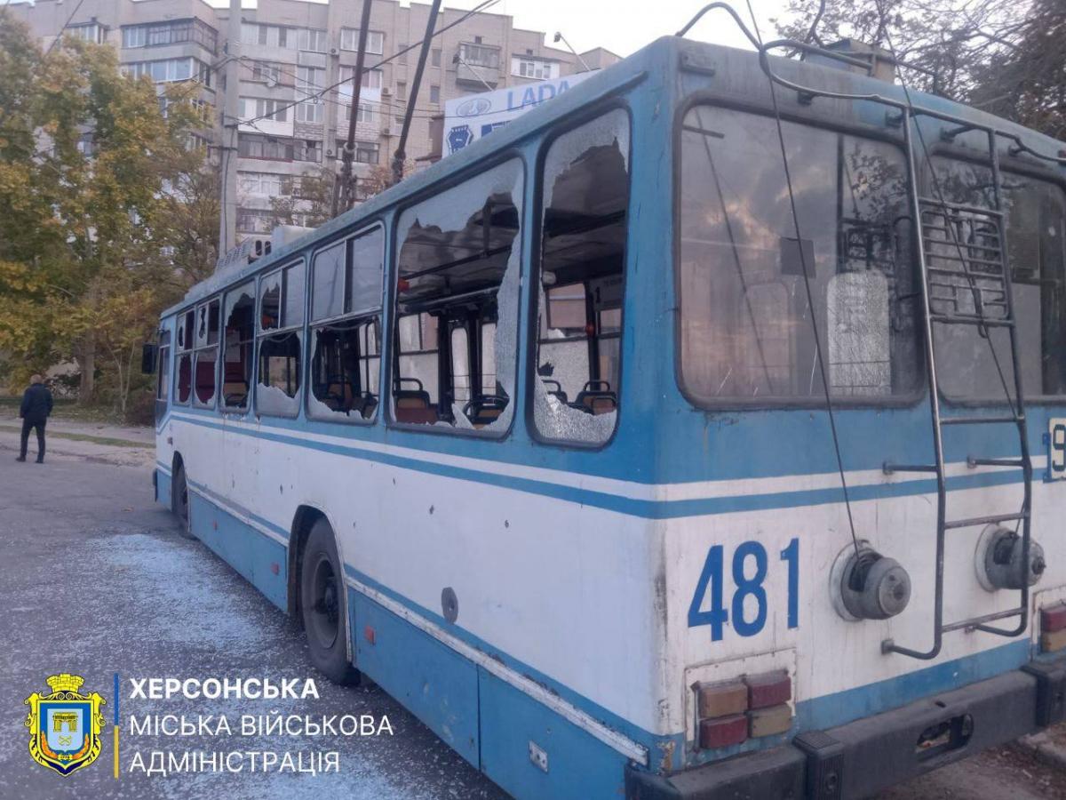 Удары по Херсону