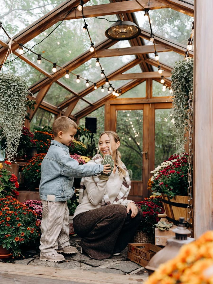 Катерина Репяхова із сином