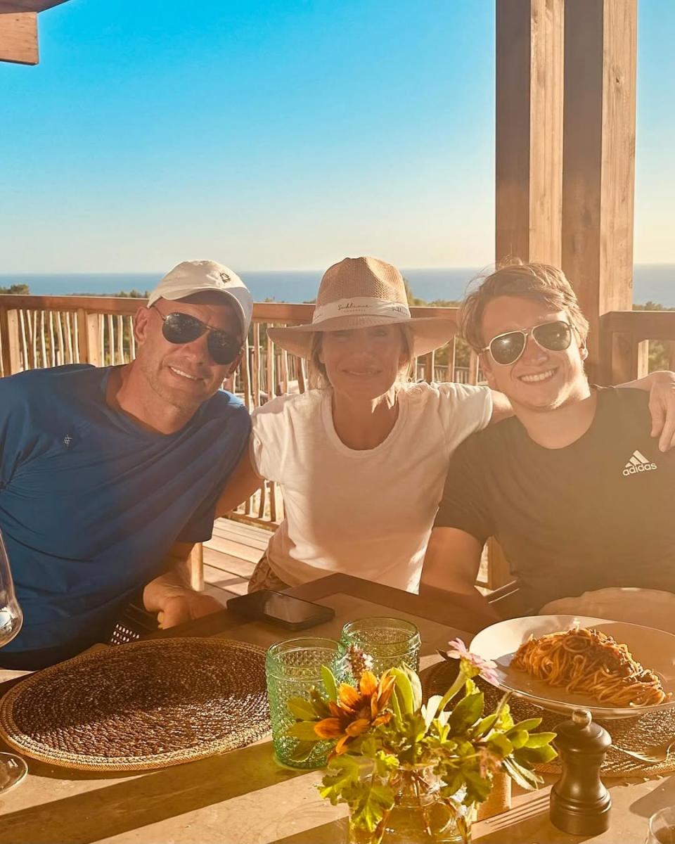 Крістен Пазік із сином Крістен Пазік із сином