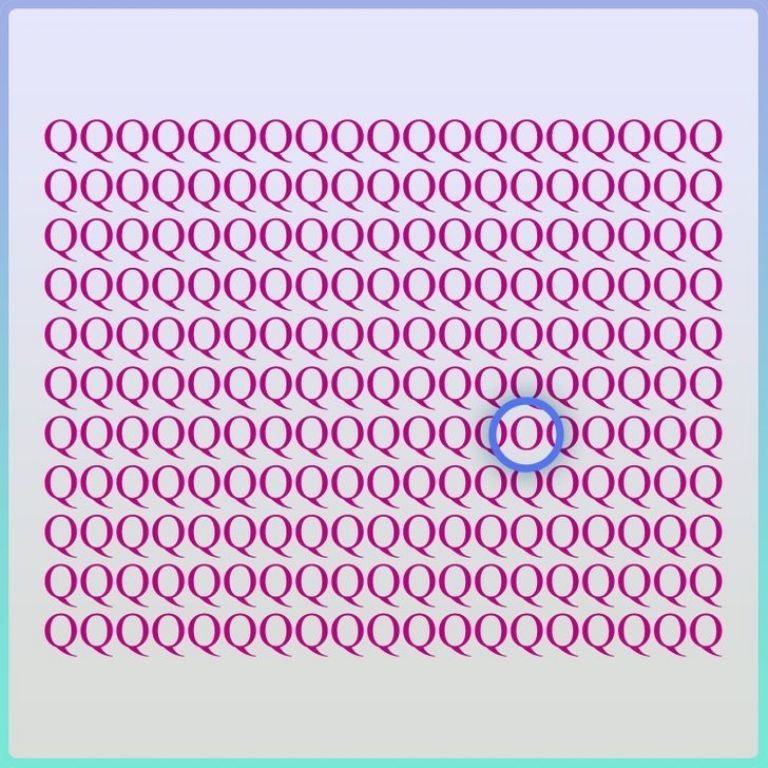 Складна головоломка на IQ: тільки щасливчики знайдуть заховану літеру 'О' Складна головоломка на IQ: тільки щасливчики знайдуть заховану літеру 'О'