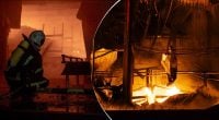 Все у вогні та диму: моторошні кадри ударів по Києву