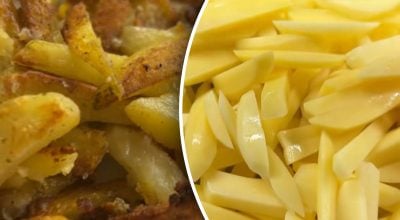 Жареный картофель Жареный картофель