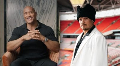 Дуейн Джонсон, Олександр Усик Дуейн Джонсон, Олександр Усик