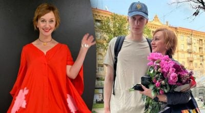 Римма Зюбіна з сином Римма Зюбіна з сином