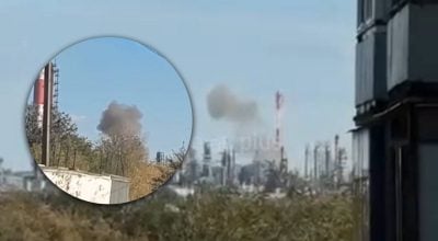 Оголошено евакуацію: дрони налетіли на НПЗ в Росії, здіймається дим Оголошено евакуацію: дрони налетіли на НПЗ в Росії, здіймається дим