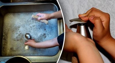 Британці масово заливають рідину для миття посуду в раковину Британці масово заливають рідину для миття посуду в раковину