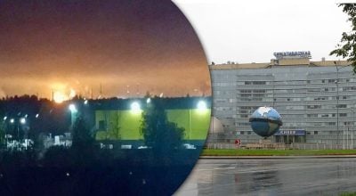Ключовий завод РФ - у вогні: ССО з повстанцями провели операцію на Ленінградщині Ключовий завод РФ - у вогні: ССО з повстанцями провели операцію на Ленінградщині