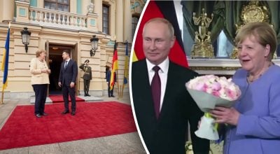 Меркель назвала винних у повномасштабному вторгненні РФ - у Зеленського відповіли Меркель назвала винних у повномасштабному вторгненні РФ - у Зеленського відповіли