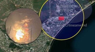 Після удару ЗСУ: в Криму третю добу палає нафтобаза, люди тікають з міста Після удару ЗСУ: в Криму третю добу палає нафтобаза, люди тікають з міста