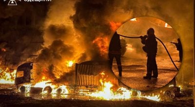 Атаковано порт та енергетику: Одещину охопили пожежі, є постраждалі Атаковано порт та енергетику: Одещину охопили пожежі, є постраждалі