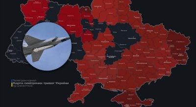 МіГ-31К, повітряна тривога