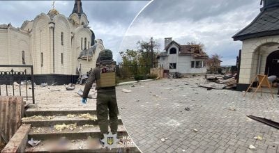 Священник намагався сховати дитину від обстрілу всередині: росіяни вдарили по храму