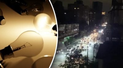Частина Києва занурилася в темряву Частина Києва занурилася в темряву