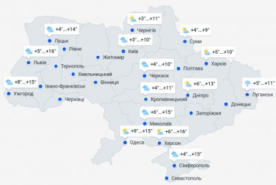 Погода покаже особливий характер: Україну накриє холодний атмосферний фронт Погода покаже особливий характер: Україну накриє холодний атмосферний фронт