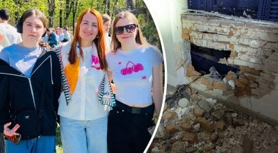 Стефанишина с дочерьми, последствие удара по дому нардепки Стефанишина с дочерьми, последствие удара по дому нардепки