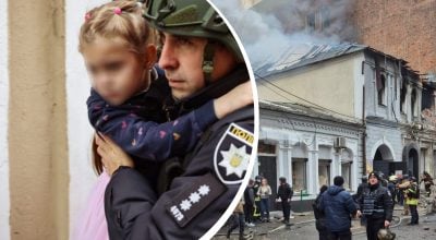 Удар по дитячому садку в Харкові Удар по дитячому садку в Харкові