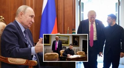 Путин, Трамп, Зеленский 