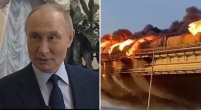 Путін, Кримський міст Путін, Кримський міст
